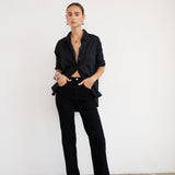 Jamie Haller - The Crease Jean in Black
