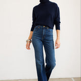 Jamie Haller - The Crease Jean in Distressed Dark
