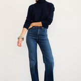 Jamie Haller - The Crease Jean in Distressed Dark