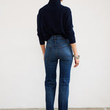 Jamie Haller - The Crease Jean in Distressed Dark