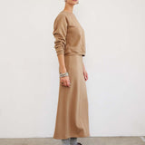 Jamie Haller - The Sweatshirt Skirt in Camel