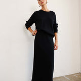 Jamie Haller - The Sweatshirt Skirt in Black