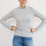 Jamie Haller - The Mock Neck in Heather Grey
