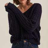 Jamie Haller - The Cable V Fave in Navy