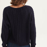 Jamie Haller - The Cable V Fave in Navy