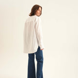 Jamie Haller - The Tuck Shirt in White