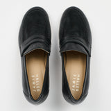 Jamie Haller - The Heeled Penny Loafer in Black