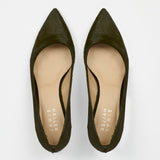 Jamie Haller - The Kitty Point Heel in Ponyhair Moss