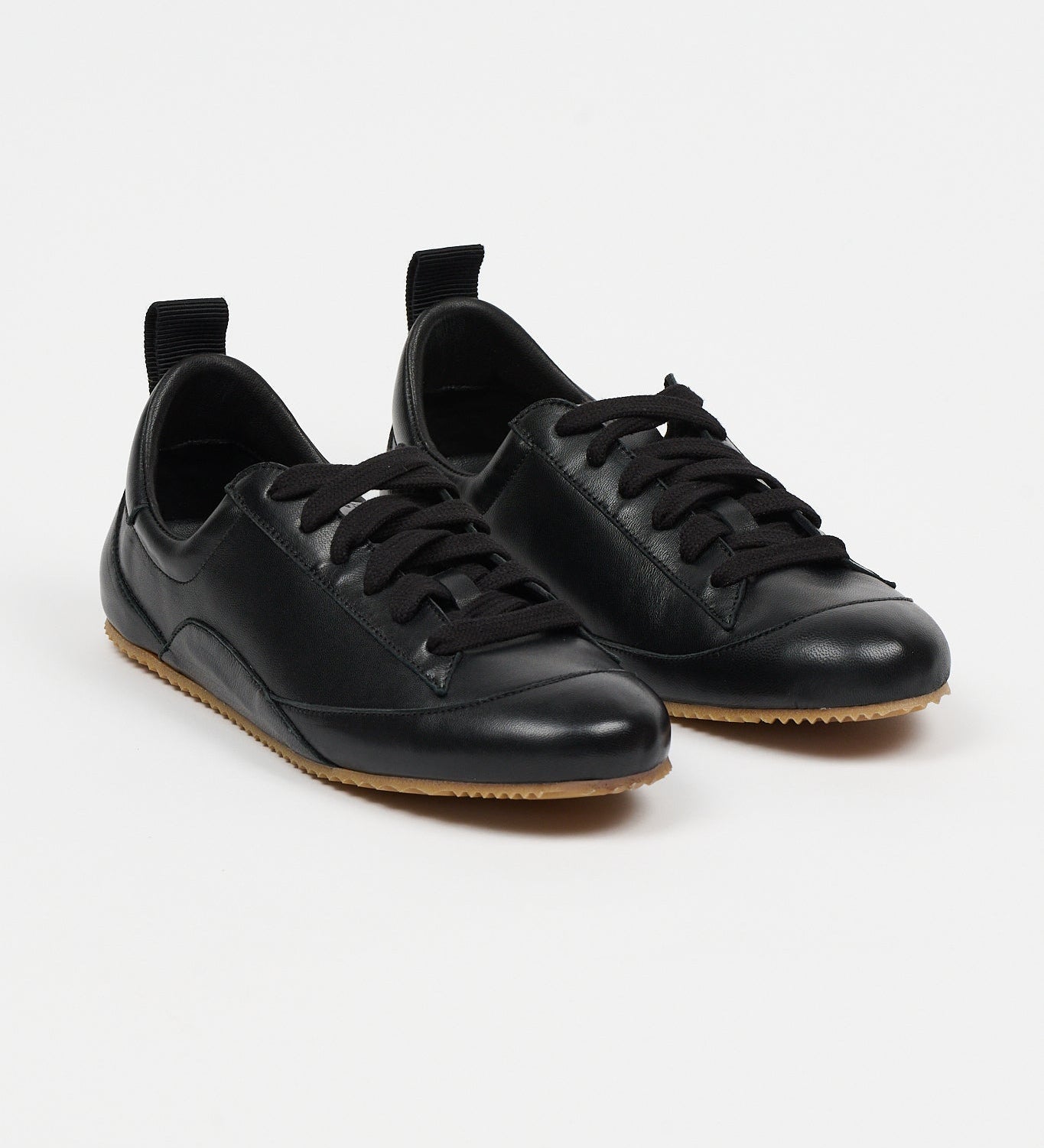 Jamie Haller - The Saccheto Sneaker in Black Leather