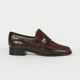 Jamie Haller - The Mod Loafer in Ponyhair Burgundy
