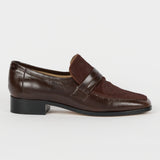 Jamie Haller - The Mod Loafer in Ponyhair Burgundy