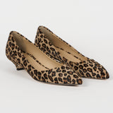 Jamie Haller - The Kitty Point Heel in Ponyhair Leopard