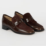 Jamie Haller - The Mod Loafer in Ponyhair Burgundy