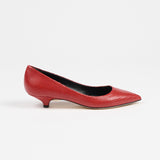 Jamie Haller - The Kitty Point Heel in Red Snake