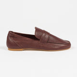 Jamie Haller - The Unlined Penny Loafer in Bordeaux