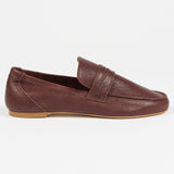 Jamie Haller - The Unlined Penny Loafer in Bordeaux