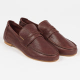 Jamie Haller - The Unlined Penny Loafer in Bordeaux