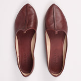 Jamie Haller - The Jutti Slipper in Oxblood