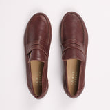 Jamie Haller - The Unlined Penny Loafer in Bordeaux
