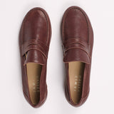 Jamie Haller - The Unlined Penny Loafer in Bordeaux