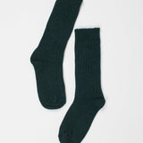 Jamie Haller - Ribbed Crew Socks in Ivy