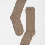 Jamie Haller - Solid Crew Socks in Mushroom
