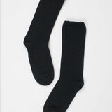 Jamie Haller - Solid Crew Socks in Black