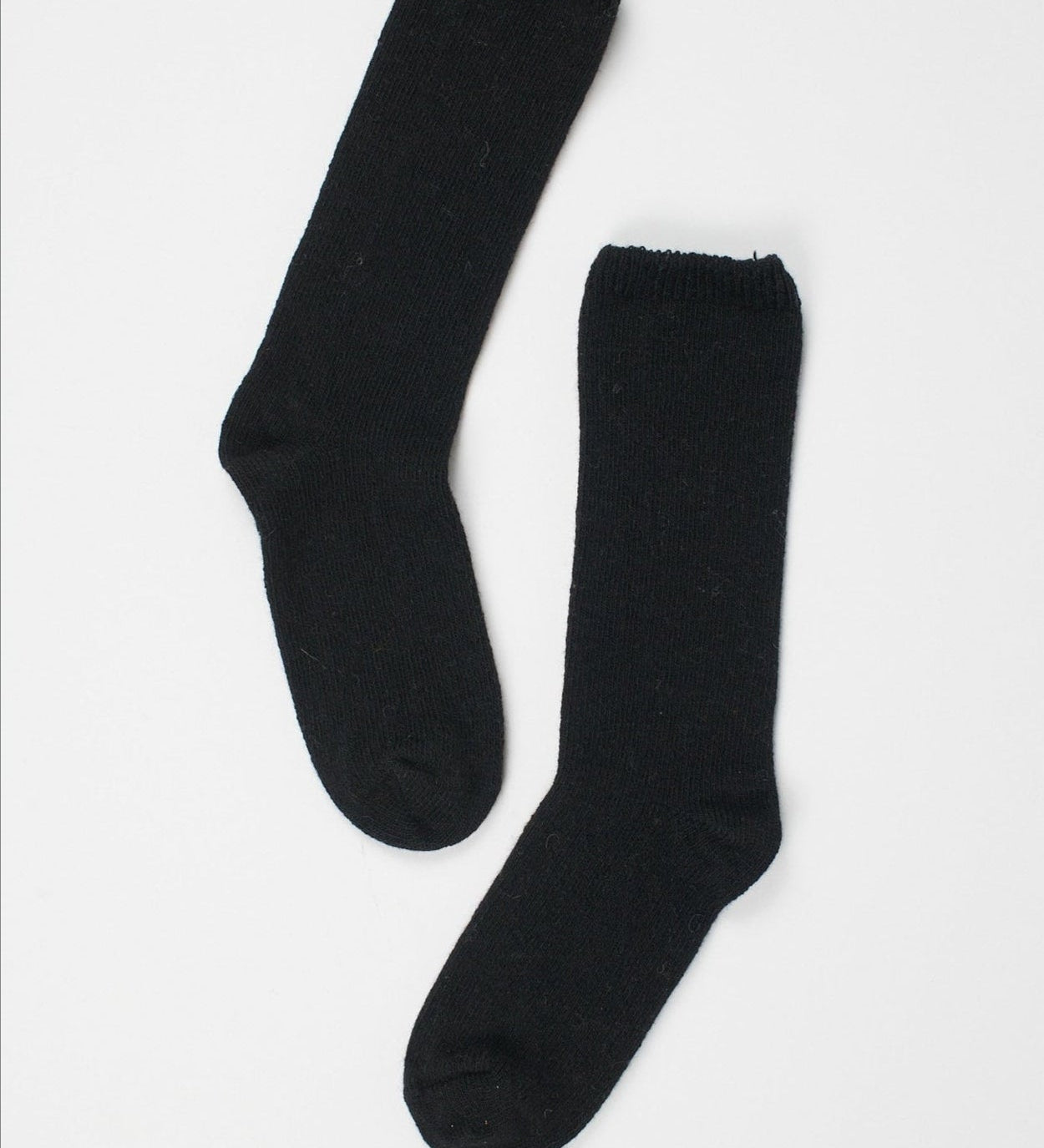 Jamie Haller - Solid Crew Socks in Black