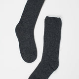 Jamie Haller - Solid Crew Socks in Charcoal