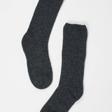 Jamie Haller - Solid Crew Socks in Charcoal
