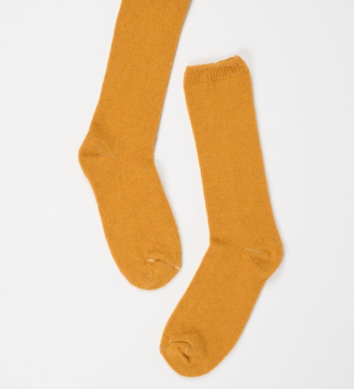 Jamie Haller - Solid Crew Socks in Squash