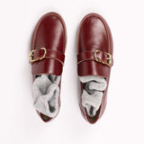 Jamie Haller - The Buckle Loafer in Oxblood