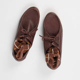 Jamie Haller - Windowpane Crew Socks in Acorn
