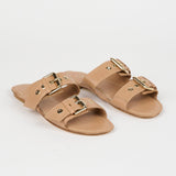 Jamie Haller - The Double Buckle Slide in Bare