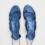 Jamie Haller - The Sparta Heel in Metallic Blue