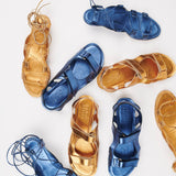 Jamie Haller - The Sparta Heel in Metallic Blue