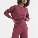 Jamie Haller - The Daily Sweatshirt in Cherry Cola