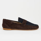 Jamie Haller - The Penny Loafer in Deep Espresso / Navy