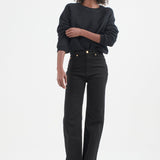 Jamie Haller - The Crease Jean in Black