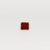 Jamie Haller - The Nina Flat Signet Ring in Red Jasper