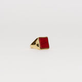 Jamie Haller - The Nina Flat Signet Ring in Red Jasper
