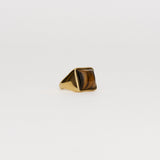 Jamie Haller - The Luques Square Signet Ring in Tigers Eye