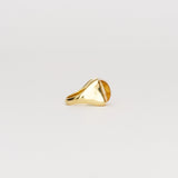 Jamie Haller - The Luques Square Signet Ring in Yellow Citrine