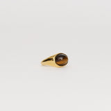 Jamie Haller - The Francis Oval Signet Ring in Tigers Eye