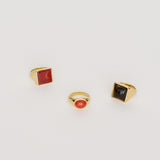 Jamie Haller - The Luques Square Signet Ring in Tigers Eye