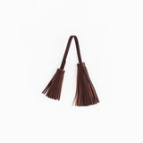 Jamie Haller - The Fringe Tassel Tie in Oxblood