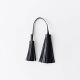 Jamie Haller - The Fringe Tassel Tie in Black