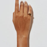Jamie Haller - The Francis Oval Signet Ring in Tigers Eye