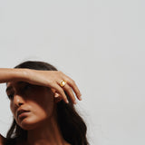 Jamie Haller - The Luques Square Signet Ring in Yellow Citrine