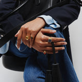 Jamie Haller - The Fringe Tassel Tie in Black